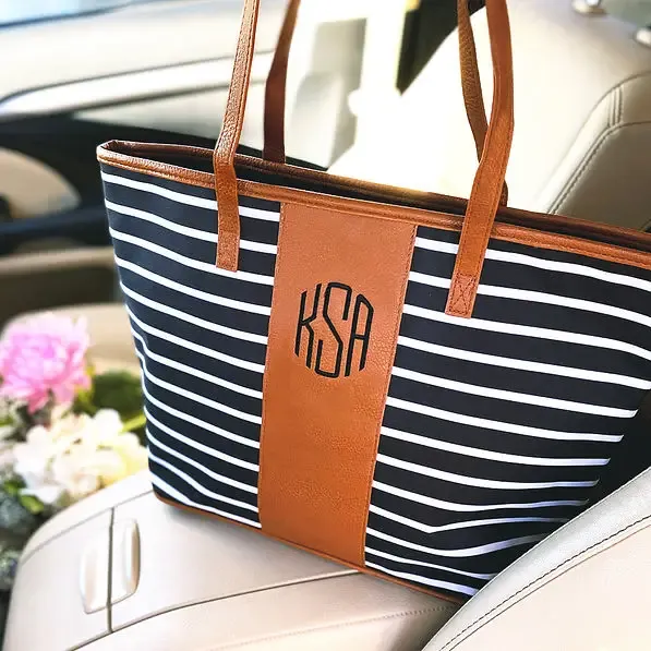 Monogrammed Tote Bag